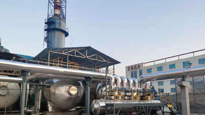 山東齊都藥業蓄熱器系統項目